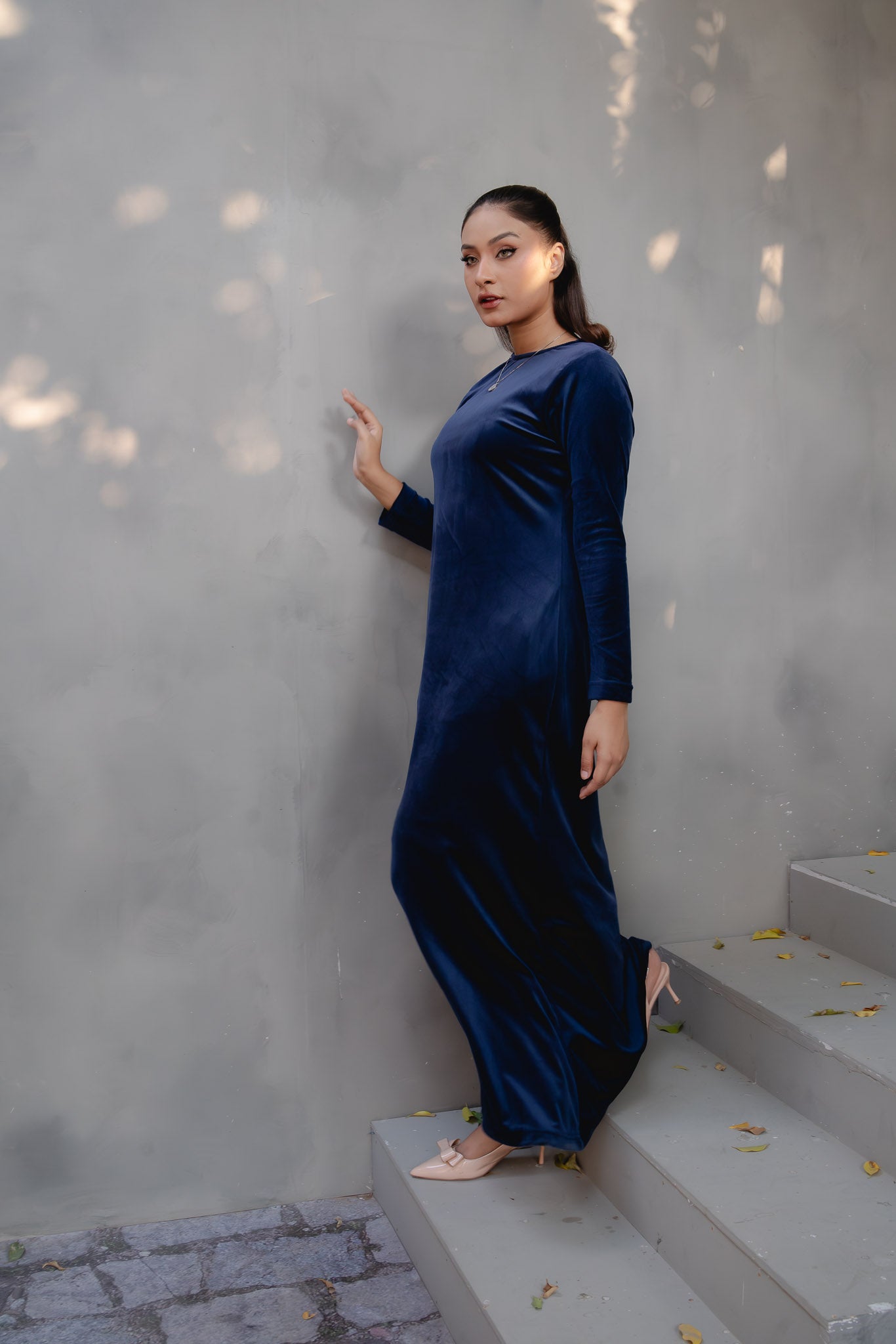 VALETTA MAXI DRESS | MIDNIGHT BLUE