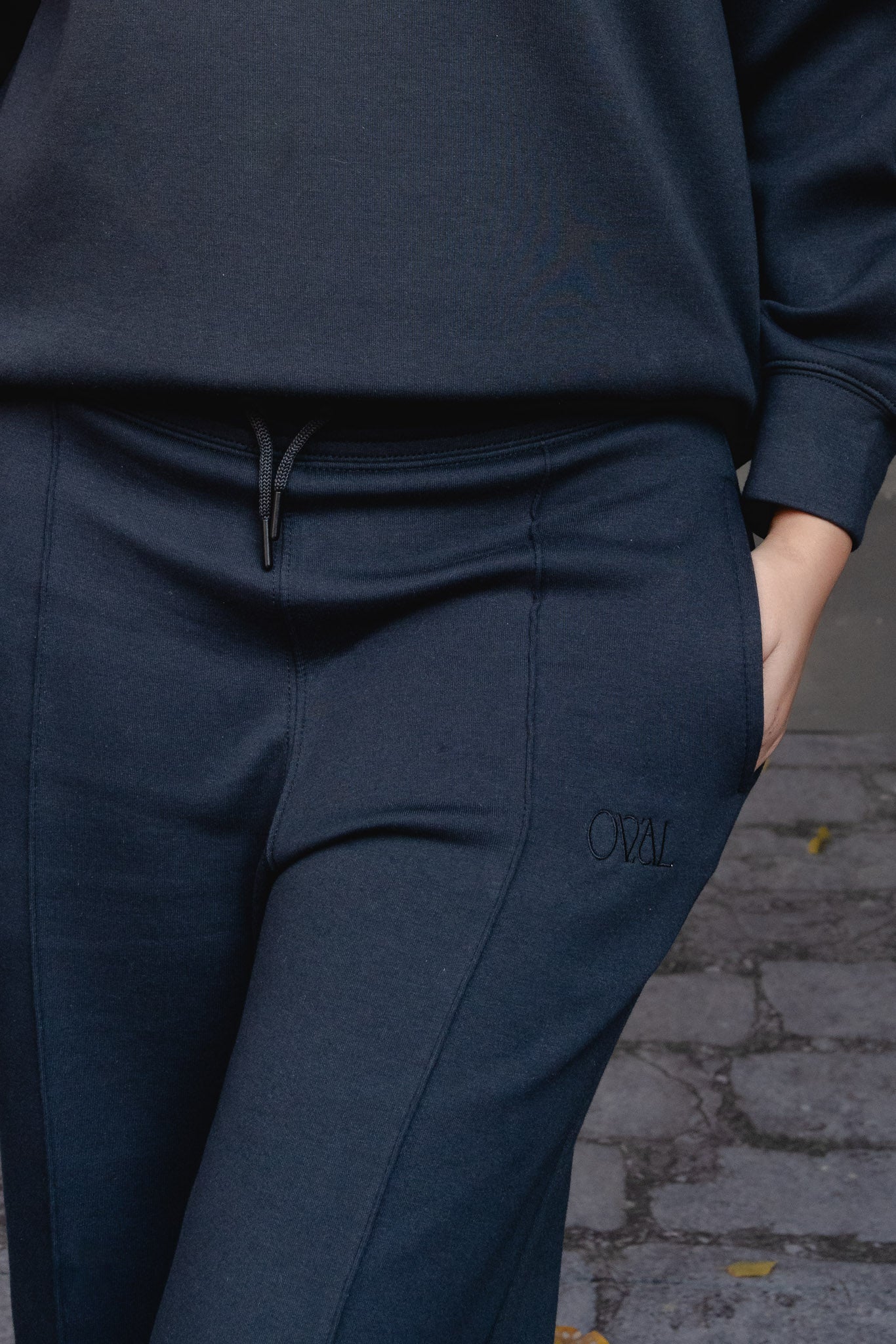 TERRA SIDE-ZIP CO-ORD SET | URBAN BLACK