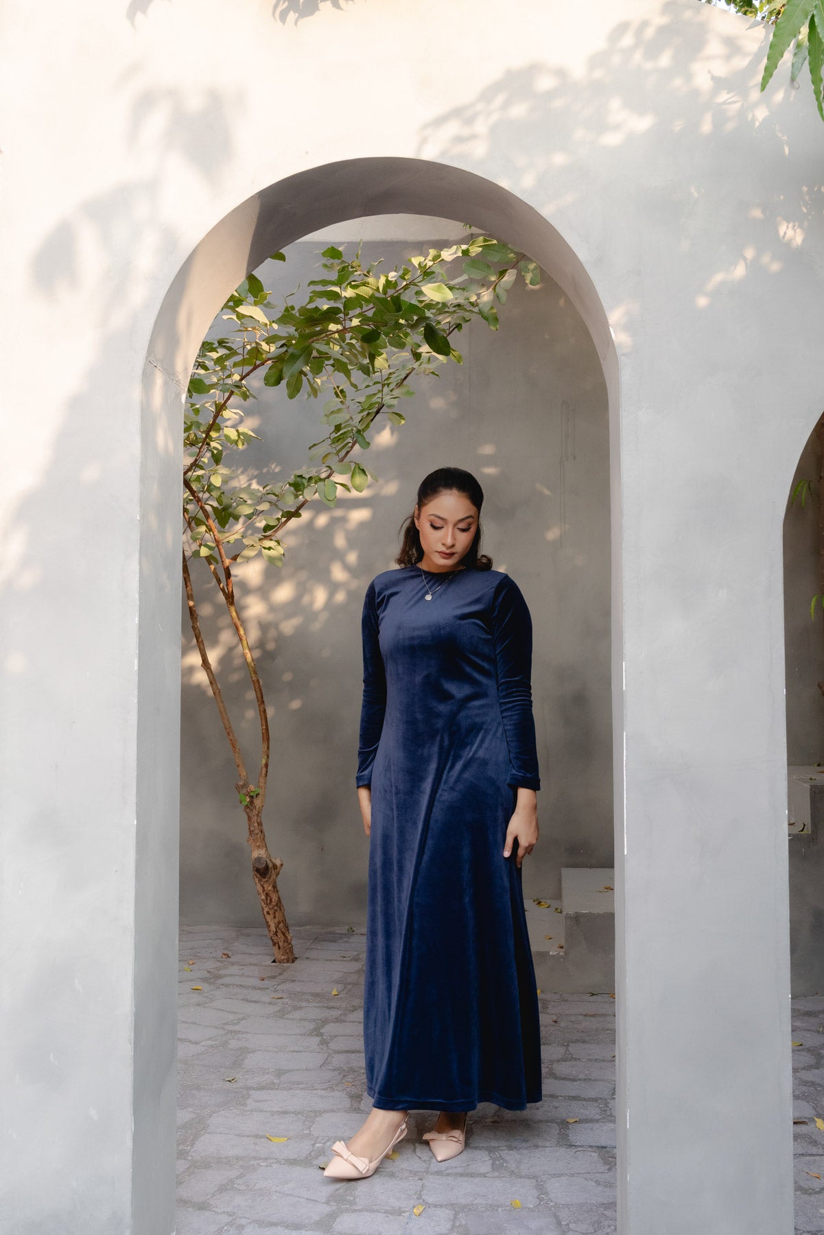 VALETTA MAXI DRESS | MIDNIGHT BLUE