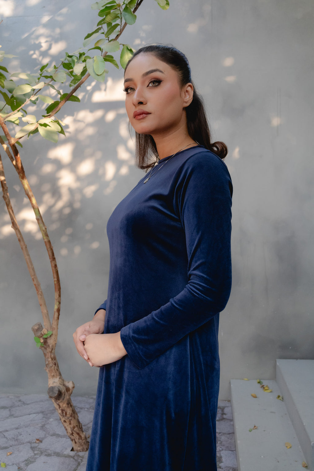 VALETTA MAXI DRESS | MIDNIGHT BLUE
