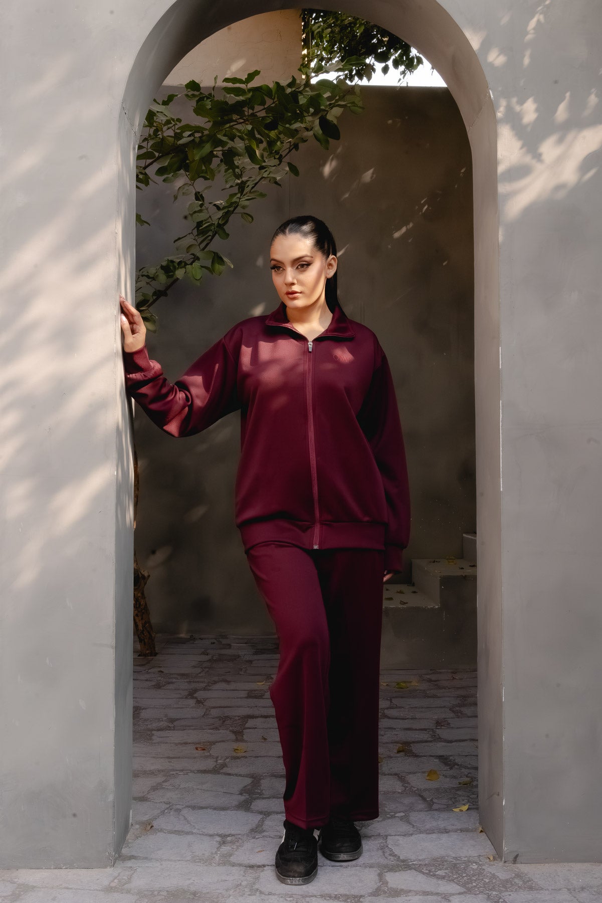 MONTREUX TRACK SET | AUBERGINE BURGUNDY