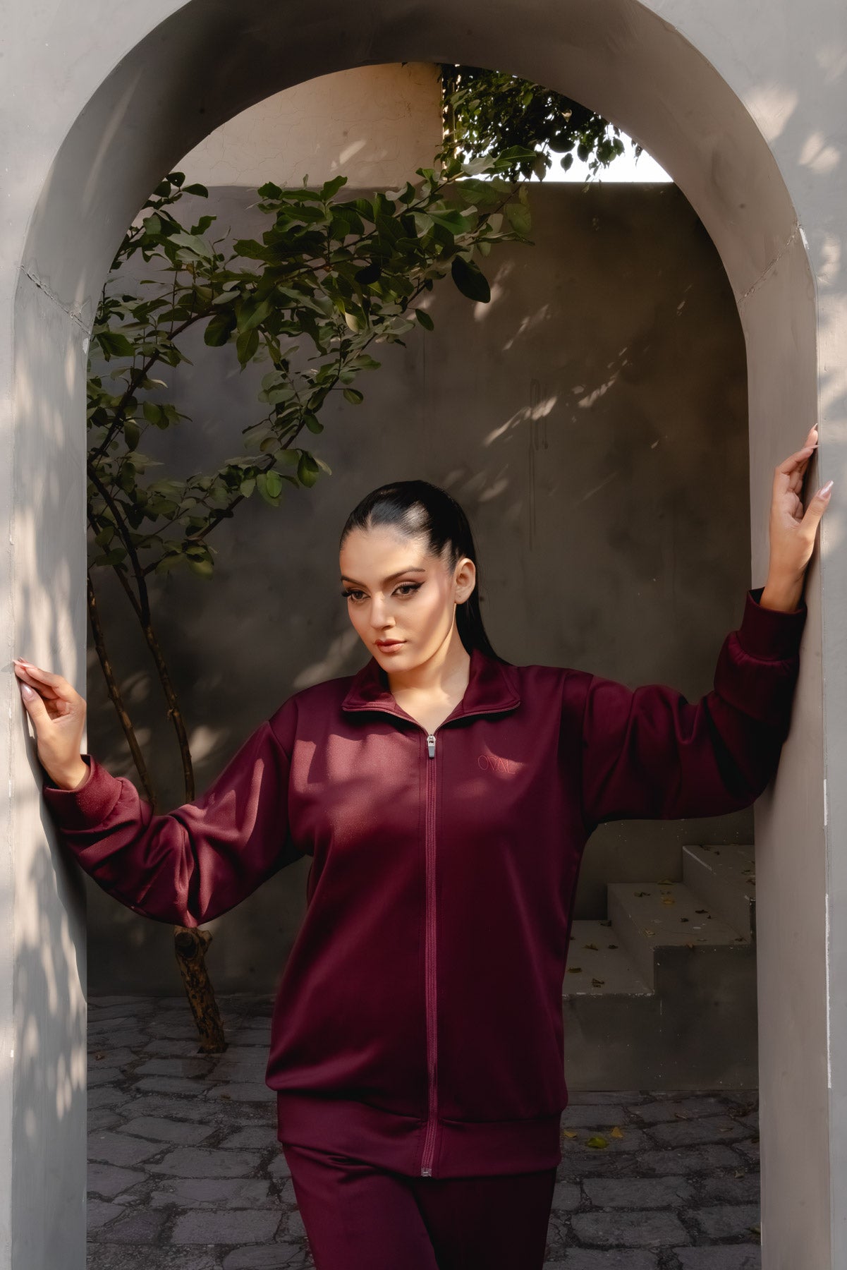 MONTREUX TRACK SET | AUBERGINE BURGUNDY