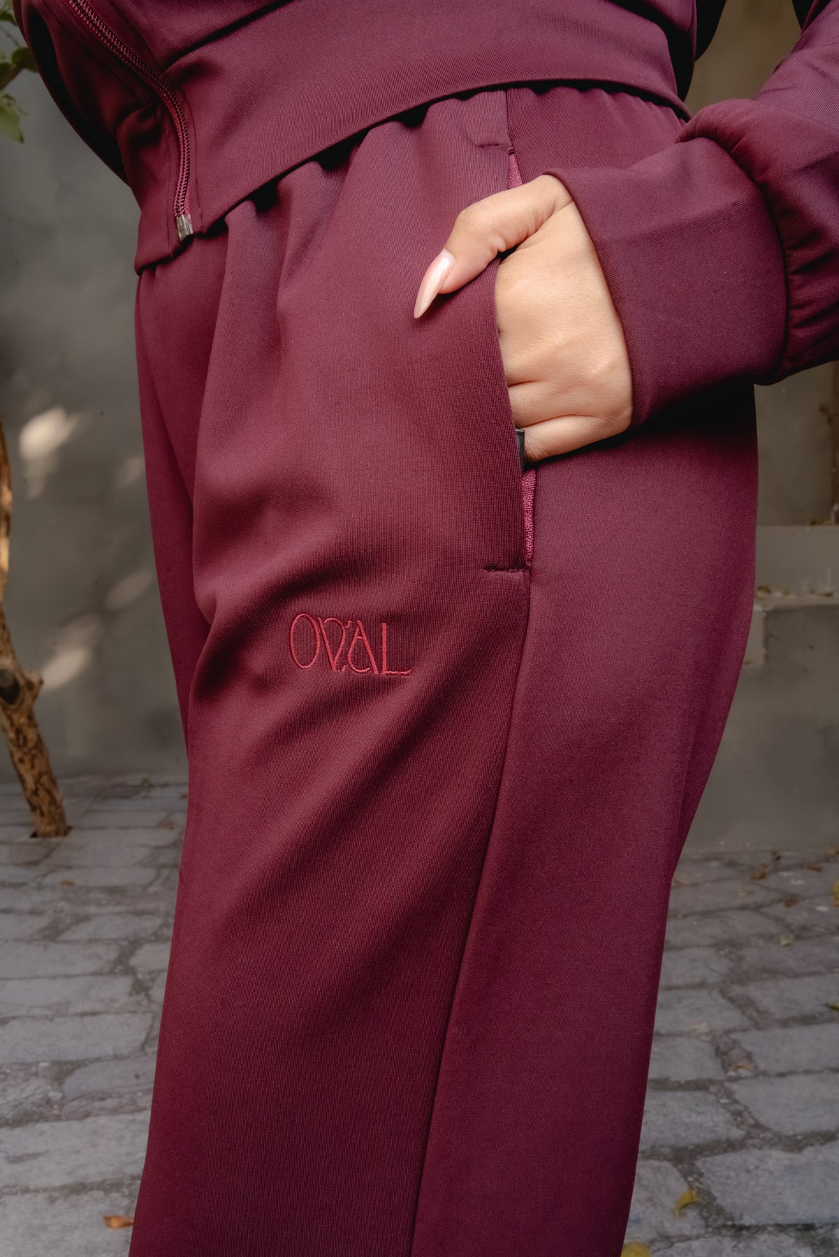 MONTREUX TRACK SET | AUBERGINE BURGUNDY