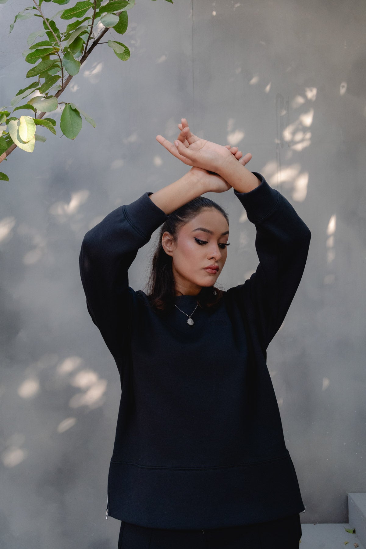 TERRA SIDE-ZIP CO-ORD SET | URBAN BLACK