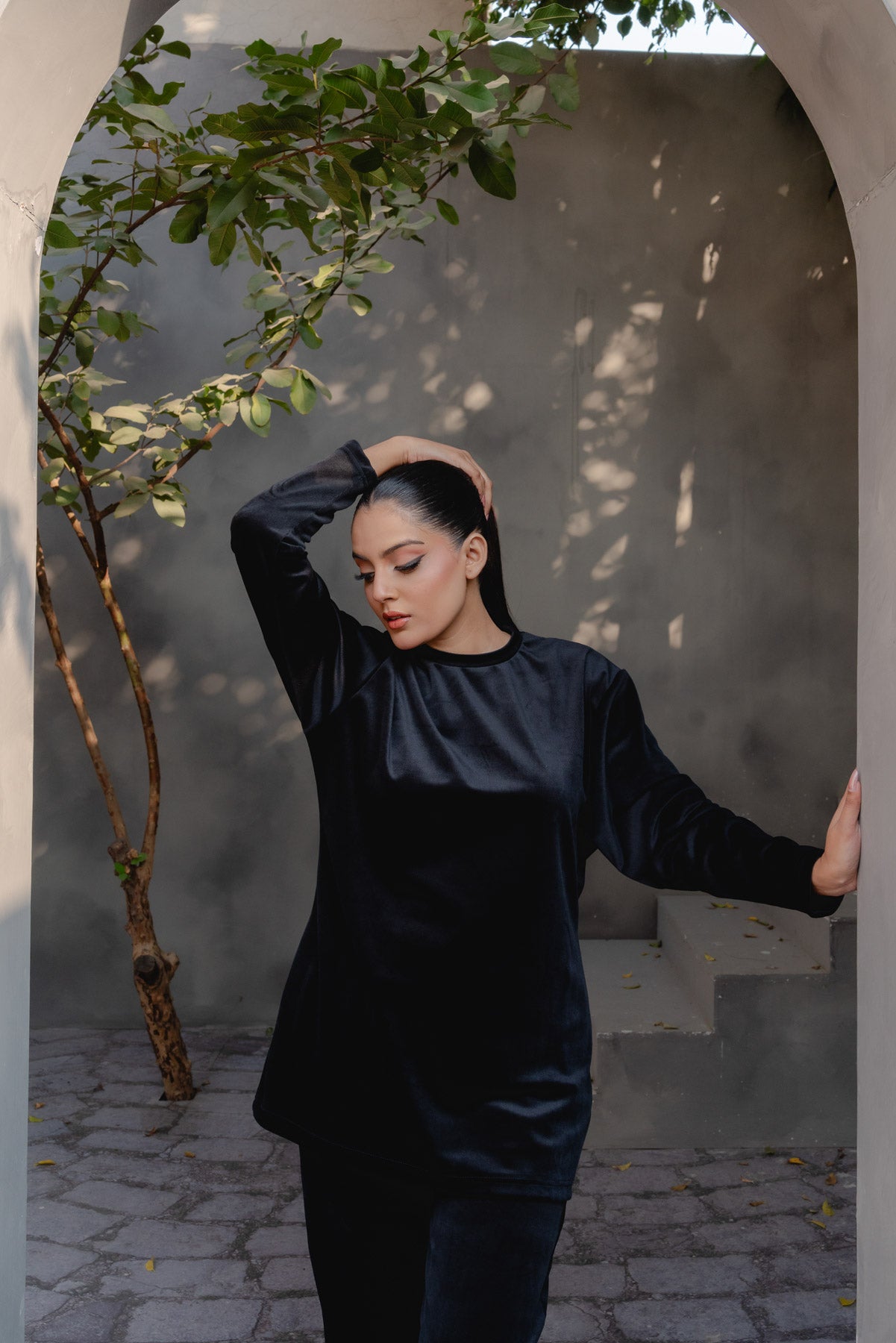 RIVIERA CO-ORD SET | NOIR