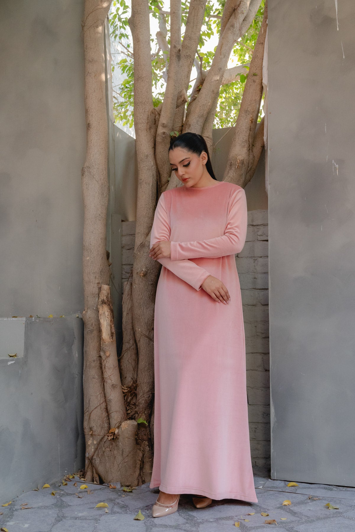 VALETTA MAXI DRESS | ROSE STONE